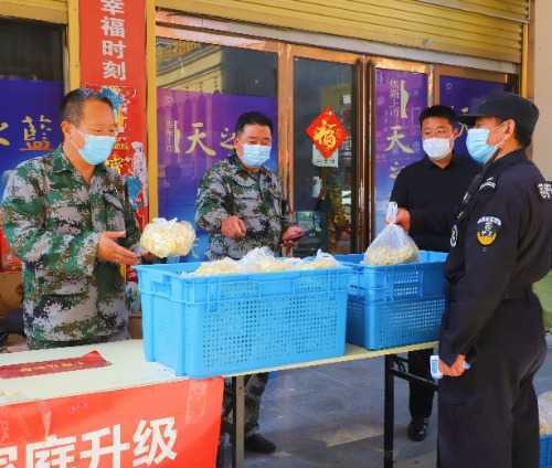 柘城退役军人志愿者助力农产品销售
